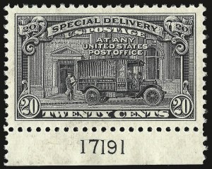 Sale 938, Lot 1841, Special Delivery and Registration