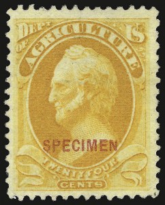 Sale 938, Lot 1896, Official Specimens