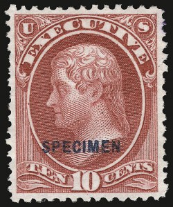 Sale 938, Lot 1897, Official Specimens