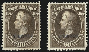 Sale 938, Lot 1901, Official Specimens