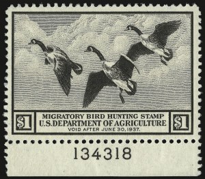 Sale 938, Lot 1977, Hunting Permit Singles