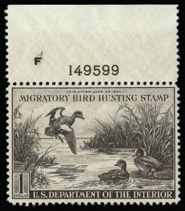 Sale 938, Lot 1984, Hunting Permit Singles