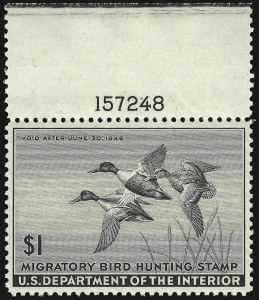 Sale 938, Lot 1985, Hunting Permit Singles