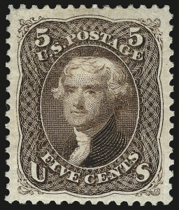 Sale 941, Lot 1059, 1875 Re-Issue of 1861-66 Issue