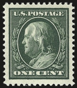 Sale 941, Lot 1228, 1908-09 Washington-Franklin Issues (Scott 331 thru 356)