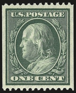Sale 941, Lot 1240, 1908-09 Washington-Franklin Issues (Scott 331 thru 356)