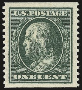 Sale 941, Lot 1242, 1908-09 Washington-Franklin Issues (Scott 331 thru 356)