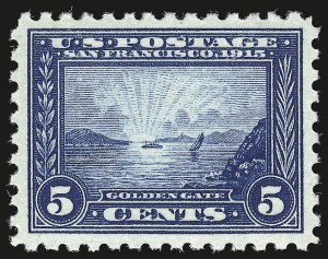 Sale 946, Lot 1010, 1913-15 Panama-Pacific Issue (Scott 397-404)
