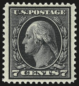 Sale 946, Lot 1018, 1912-14 Washington-Franklin Issue (Scott 405-423)