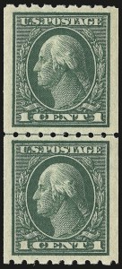 Sale 946, Lot 1019, 1912-14 Washington-Franklin Issue (Scott 405-423)