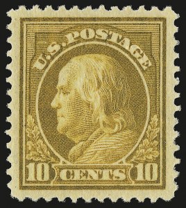 Sale 946, Lot 1023, 1912-14 Washington-Franklin Issue (Scott 405-423)