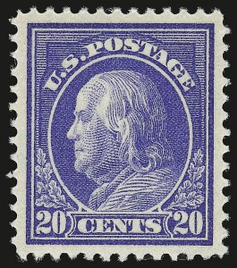 Sale 946, Lot 1025, 1912-14 Washington-Franklin Issue (Scott 405-423)