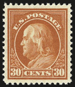 Sale 946, Lot 1027, 1912-14 Washington-Franklin Issue (Scott 405-423)