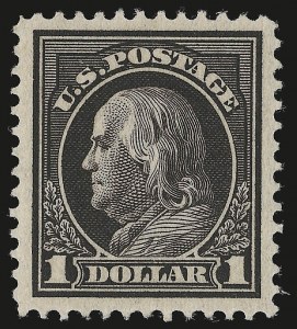 Sale 946, Lot 1030, 1912-14 Washington-Franklin Issue (Scott 405-423)