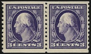 Sale 946, Lot 1051, 1913-15 Washington-Franklin Issues (Scott 424-461)