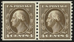 Sale 946, Lot 1057, 1913-15 Washington-Franklin Issues (Scott 424-461)
