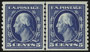Sale 946, Lot 1059, 1913-15 Washington-Franklin Issues (Scott 424-461)