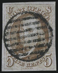 Sale 946, Lot 136, 1847 Issue (Scott 1-2)