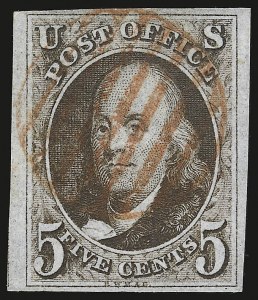 Sale 946, Lot 138, 1847 Issue (Scott 1-2)