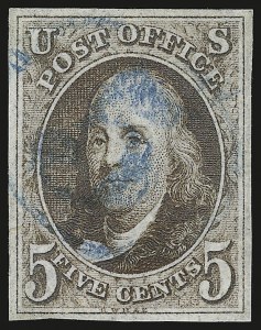 Sale 946, Lot 139, 1847 Issue (Scott 1-2)