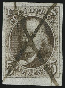 Sale 946, Lot 145, 1847 Issue (Scott 1-2)