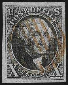 Sale Number 946, Lot Number 154, 1847 Issue (Scott 1-2)