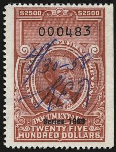 Sale 946, Lot 1557, Revenues
