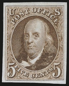 Sale 946, Lot 162, 1875 Reproduction of 1847 Issue (Scott 3-4)