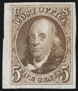 Sale 946, Lot 167, 1875 Reproduction of 1847 Issue (Scott 3-4)