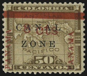 Sale 946, Lot 1673, Canal Zone