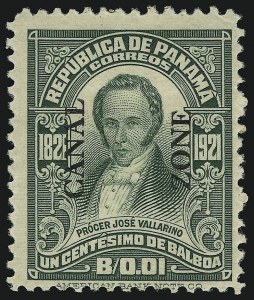 Sale 946, Lot 1675, Canal Zone