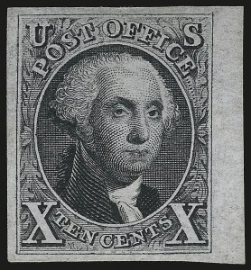 Sale 946, Lot 168, 1875 Reproduction of 1847 Issue (Scott 3-4)