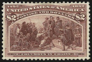 Sale 946, Lot 1809, Group Lots by Issue, $2.00, $4.00 Columbian (242, 244) Sale 946, Lot 1809, Group Lots by Issue