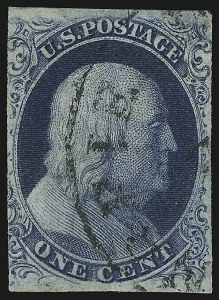 Sale 946, Lot 184, 1851-56 Issue (Scott 5-17)