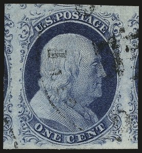 Sale 946, Lot 192, 1851-56 Issue (Scott 5-17)