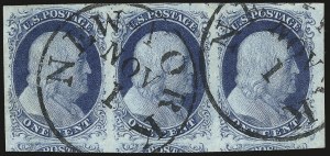 Sale 946, Lot 193, 1851-56 Issue (Scott 5-17)