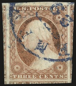 Sale 946, Lot 207, 1851-56 Issue (Scott 5-17)