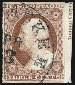Sale 946, Lot 212, 1851-56 Issue (Scott 5-17)