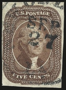 Sale 946, Lot 216, 1851-56 Issue (Scott 5-17)