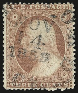 Sale 946, Lot 259, 1857-60 Issue (Scott 18-39)