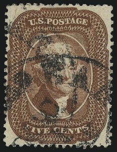 Sale 946, Lot 268, 1857-60 Issue (Scott 18-39)