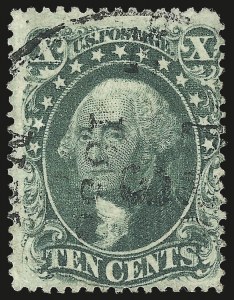 Sale 946, Lot 288, 1857-60 Issue (Scott 18-39)