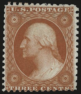 Sale 946, Lot 313, 1875 Reprint of 1857-60 Issue (Scott 40-47)