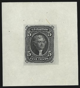 Sale 946, Lot 32, Essays, Proofs and Specimens