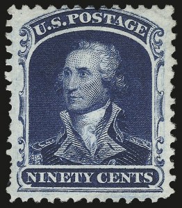 Sale 946, Lot 325, 1875 Reprint of 1857-60 Issue (Scott 40-47)