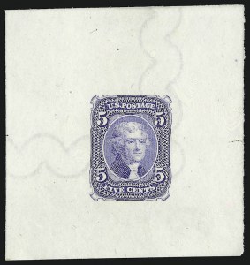 Sale 946, Lot 33, Essays, Proofs and Specimens