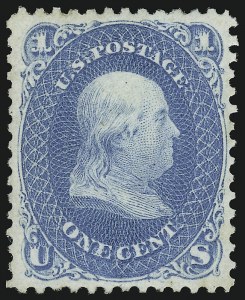 Sale 946, Lot 334, 1861-66 Issue (Scott 56-78)