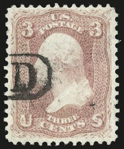 Sale 946, Lot 337, 1861-66 Issue (Scott 56-78)