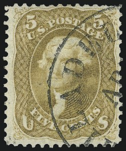 Sale 946, Lot 343, 1861-66 Issue (Scott 56-78)