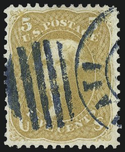 Sale 946, Lot 344, 1861-66 Issue (Scott 56-78)